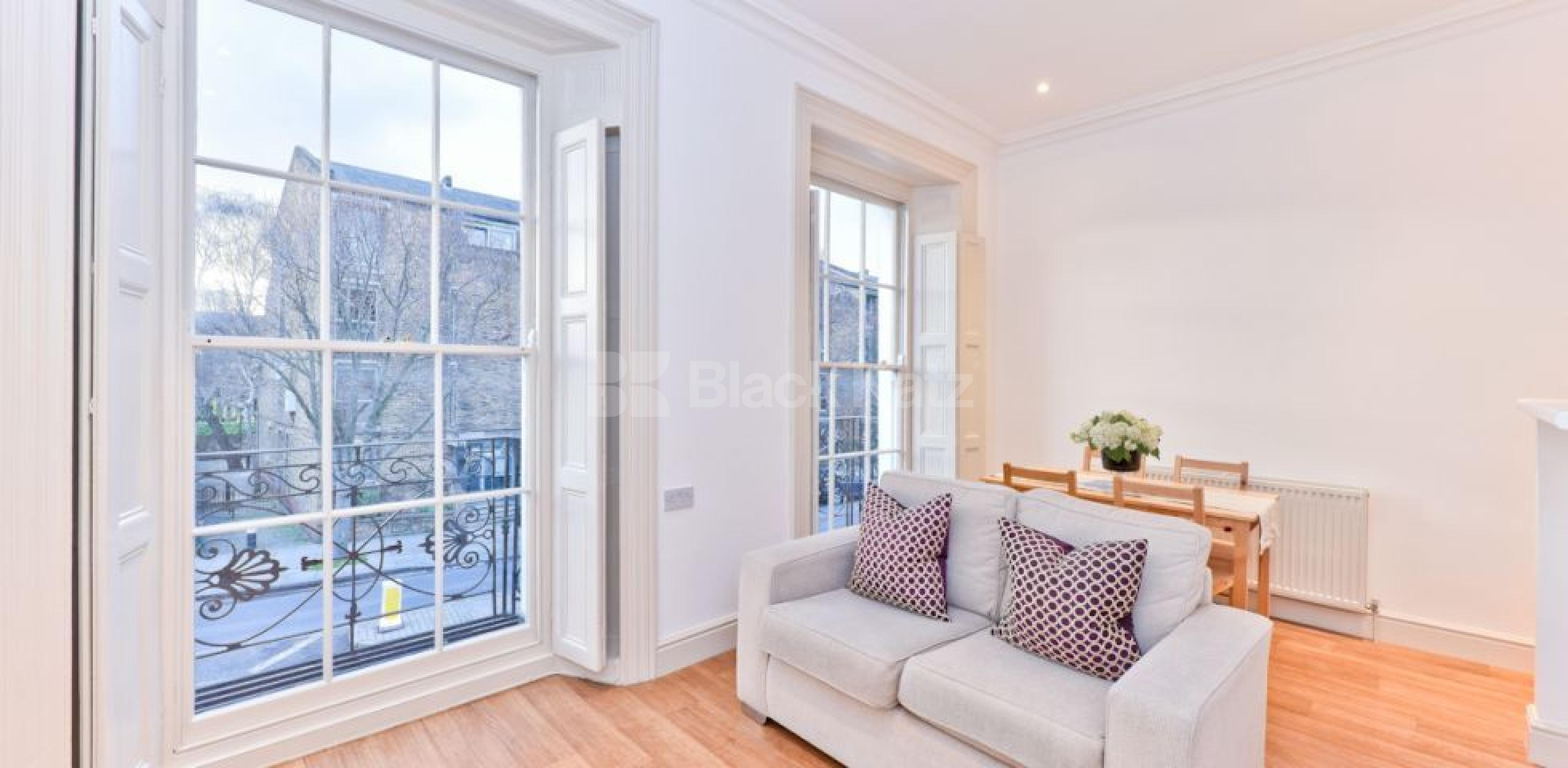 			STUNNING 1 BEDROOM PERIOD CONVERSION IN ISLINGTON, 1 Bedroom, 1 bath, 1 reception Flat			 Liverpool Road, ISLINGTON-BARNSBURY-HIGHBURY N1